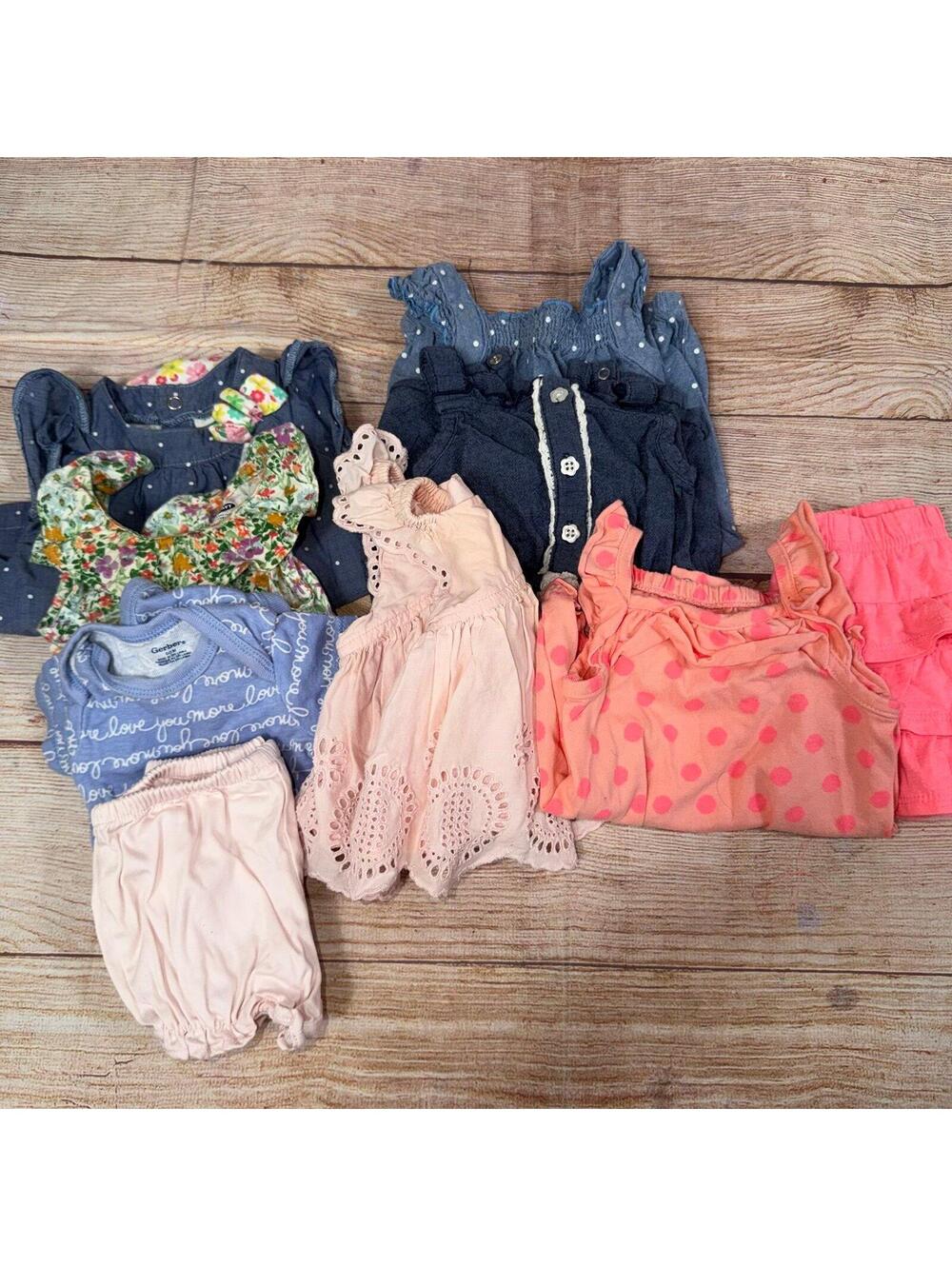 0-3 Month Baby Girl Summer Bundle